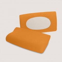 FleXibel pagalvės užvalkalas su guma oranžinis