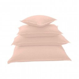JERSEY ELASTHAN pagalvės užvalkalas su dekoratyvine siūle 40x60 persikas